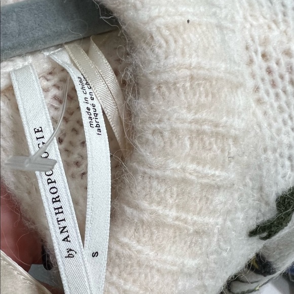 Anthropologie appliquéd sweater tunic dress - Picture 3 of 3